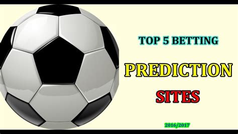 Top 5 Football Prediction Sites .